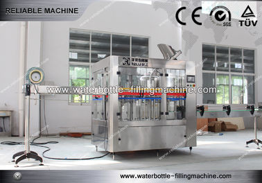 Rotary 3 in 1 Tea , Beer , Water Bottle Filling Machine For Industry Soft Drink Bottling